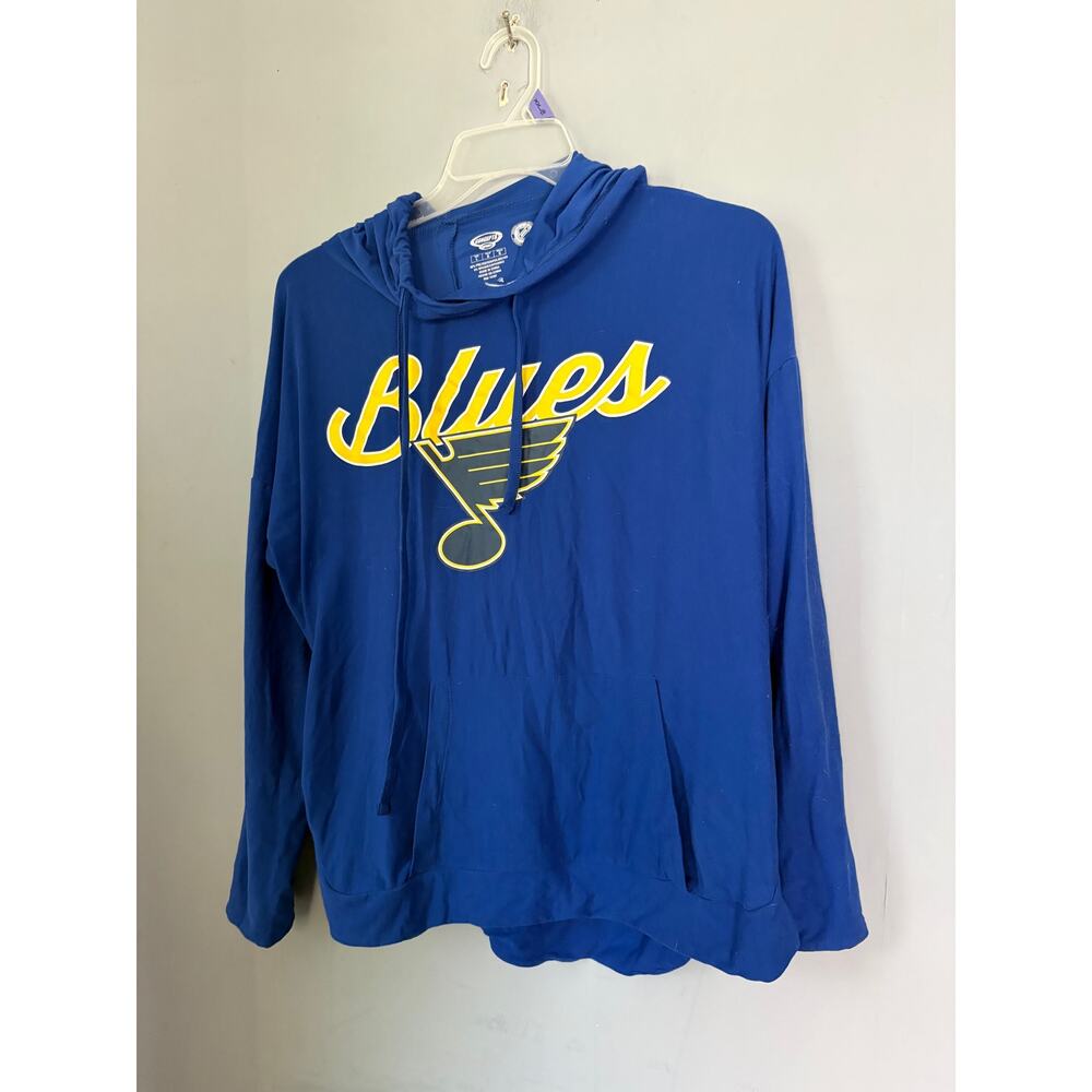 Concept Sports St. Louis Blues Hoodie Men’s Large Blue NHL Pullover